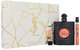 Yves Saint Laurent Opium Black Dovanų rinkinys, Parfumuotas vanduo 90ml + Parfumuotas vanduo 10ml + lūpų dažai 1.3ml