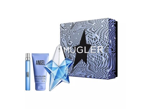 Mugler angel darčeková sada, parfémovaná voda 50ml + parfémovaná 10ml + telové mlieko 50ml - Mugler Angel edp 50ml set