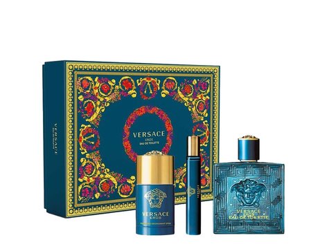 Versace eros darčeková sada, toaletná voda 100ml + toaletná voda 10ml + deostick 75ml - Versace Eros Darčeková sada, toaletná voda 100ml + toaletná voda 10ml + deostick 75ml