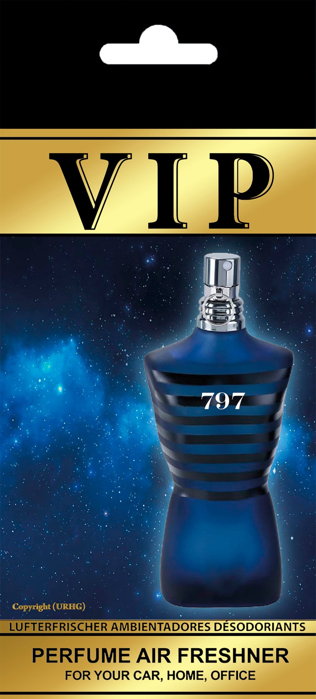 VIP Air Perfume oro gaiviklis Jean Paul Gaultier Ultra Male Intense