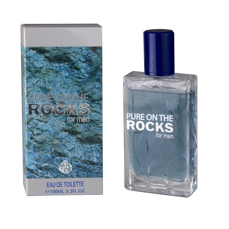 Real Time Pure On The Rocks For Men Tualetinis vanduo