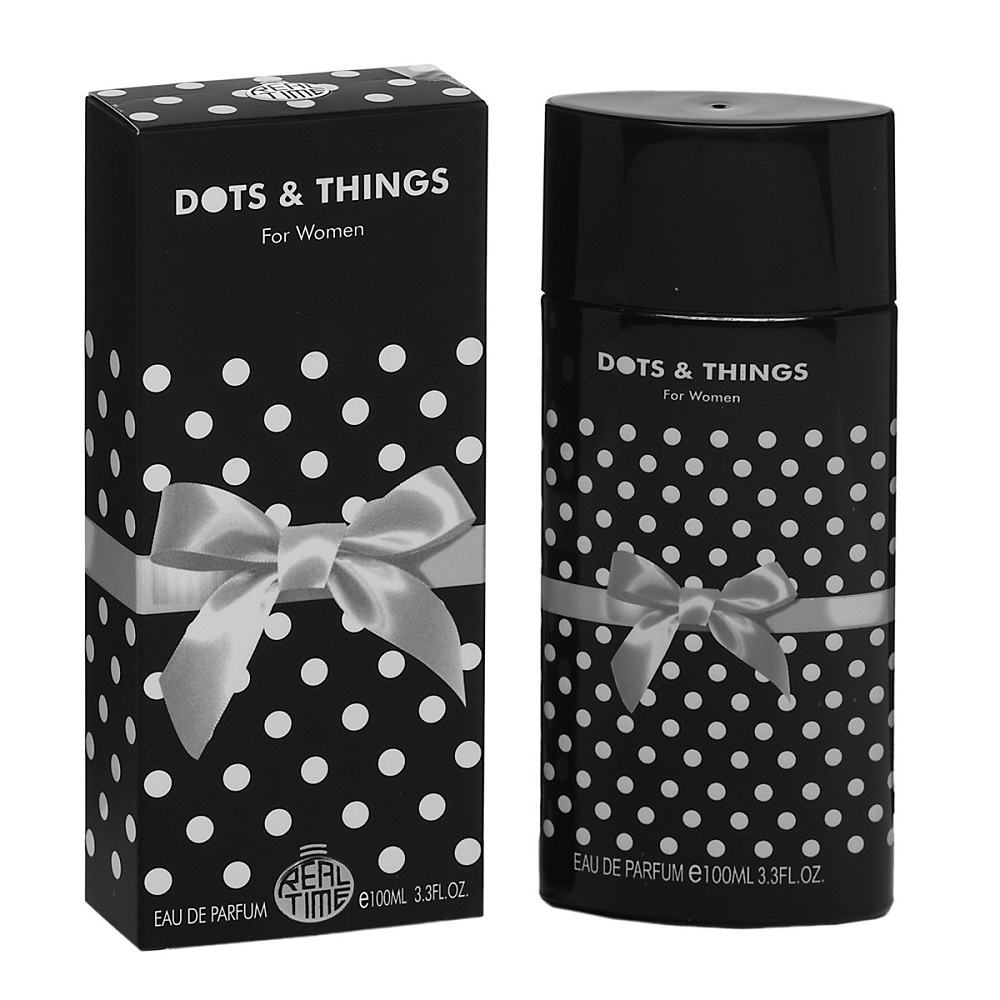 Real Time Dots & Things Black For Women Kvepalai 