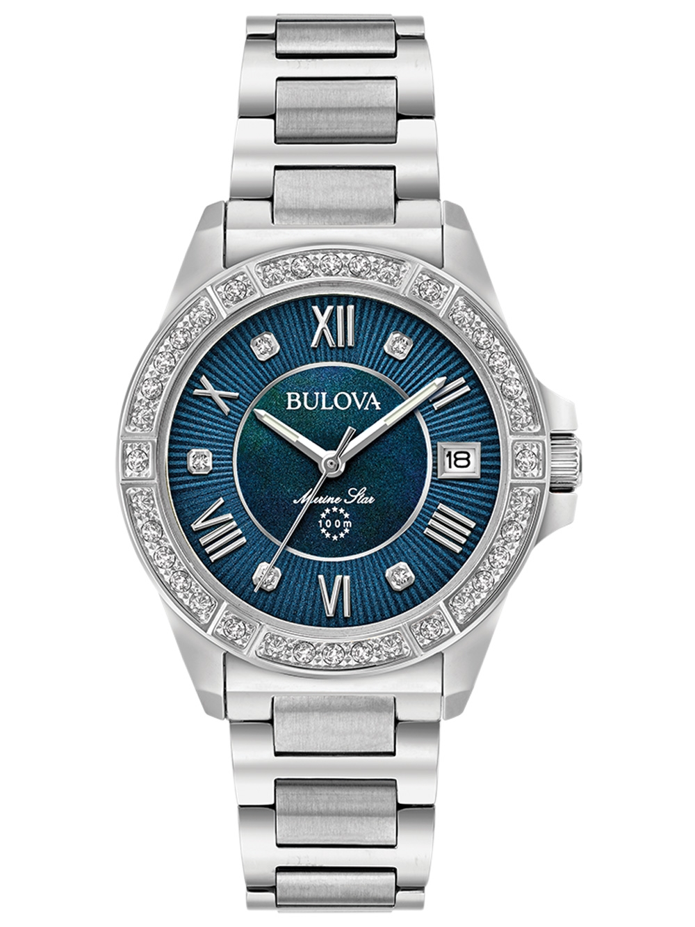 Bulova 96R215 Marine Star Ladies 32mm 10ATM