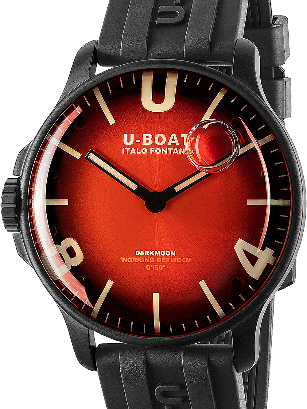 U-Boat 8697/B Darkmoon Red PVD Soleil 44mm 5ATM