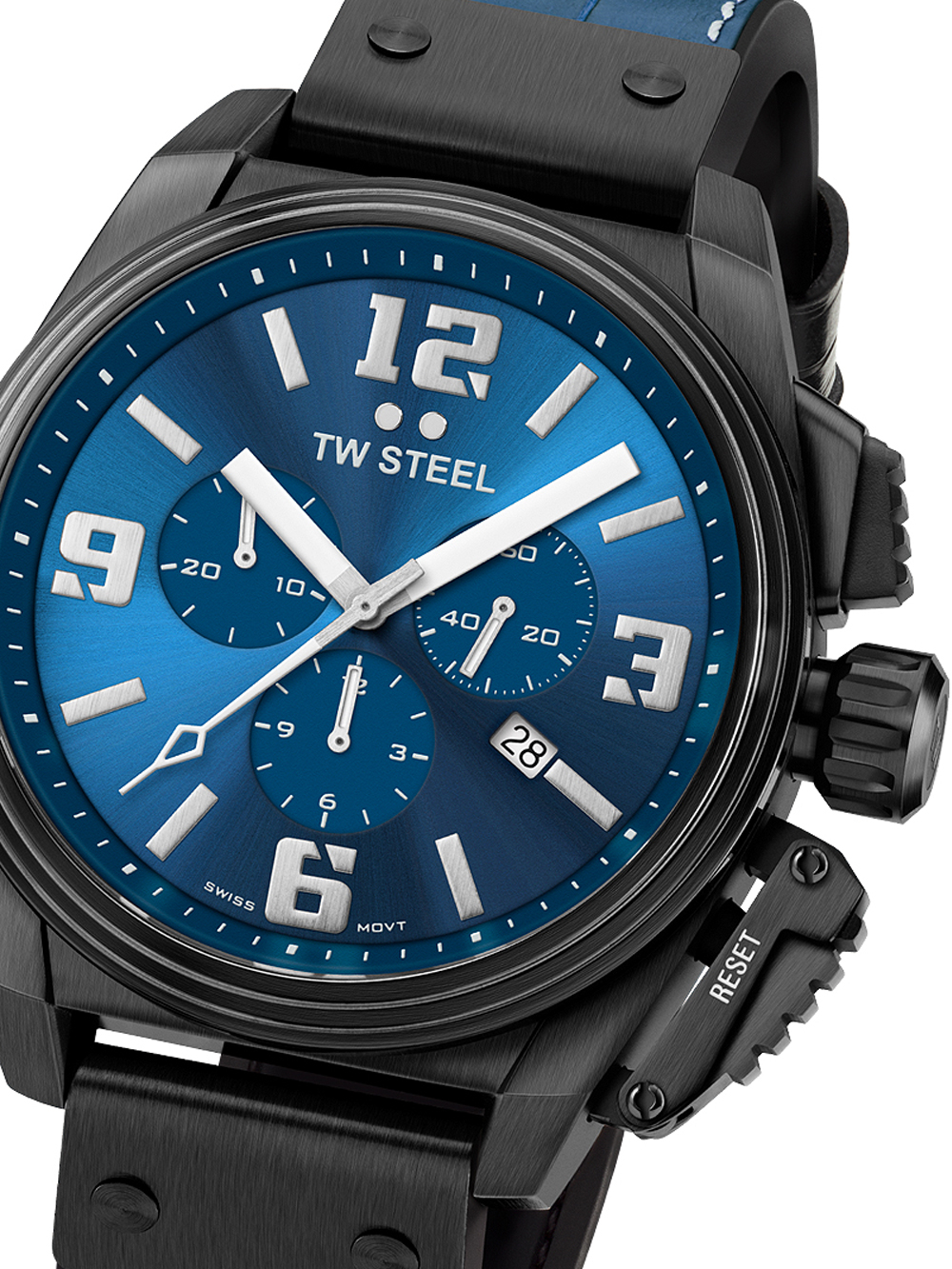 TW-Steel TW1016 Canteen Chronograph limited edition Mens Watch 46mm 10ATM