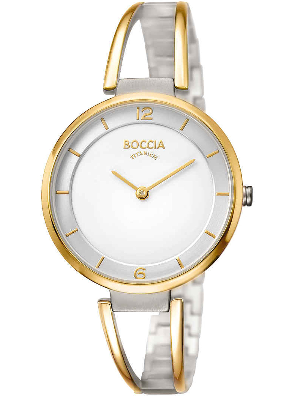 Boccia 3260-02 ladies watch titanium 34mm 5ATM