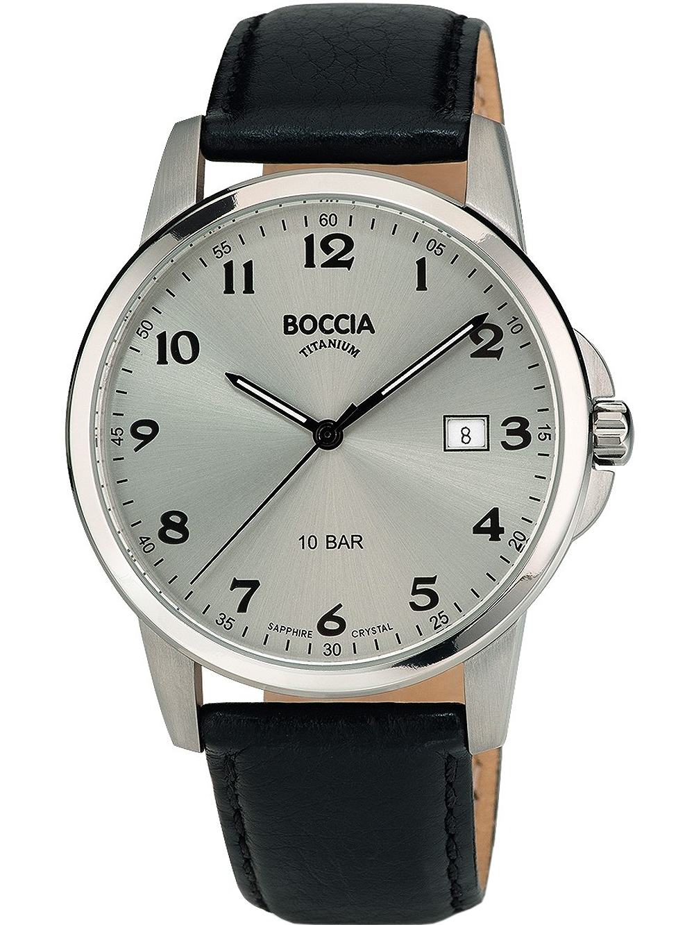 Boccia 3633-03 men`s watch titanium 40mm 10ATM