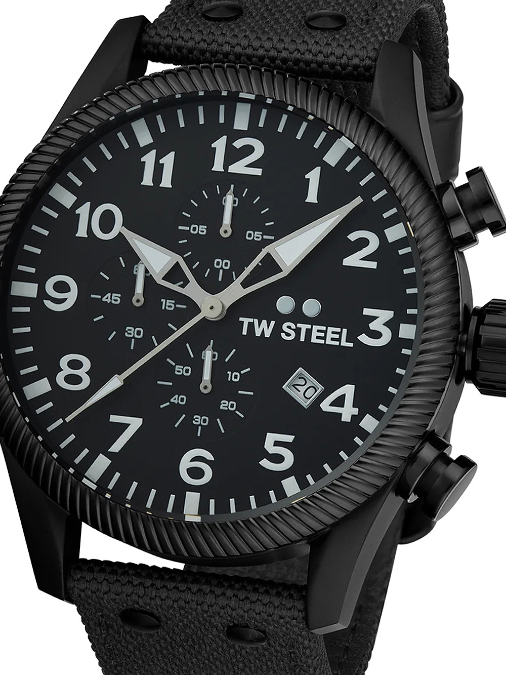 TW-Steel VS113 Volante Chronograph Mens Watch 48mm 10ATM