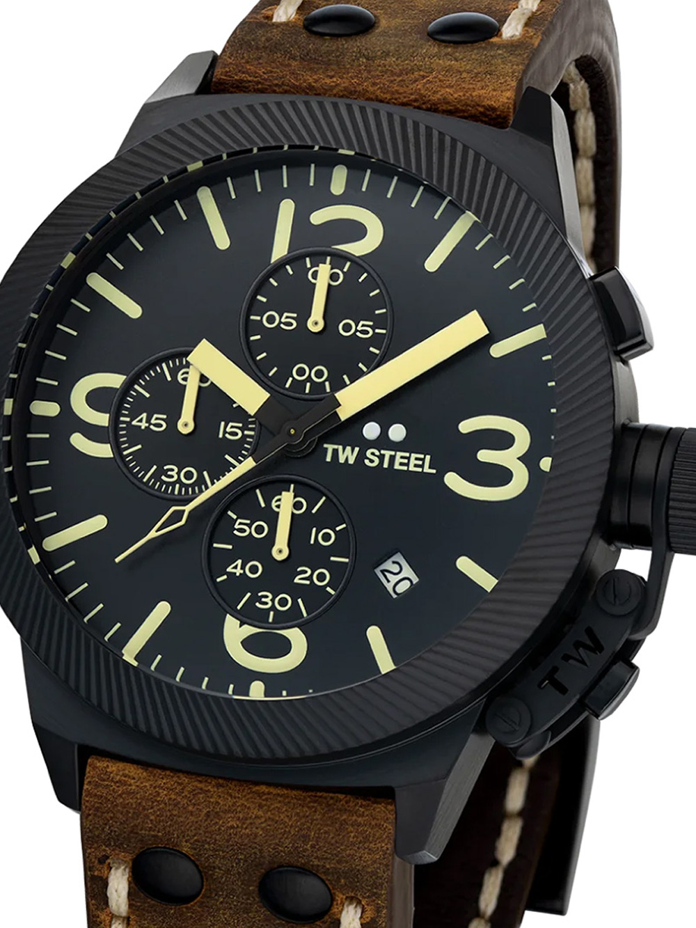 TW-Steel CS107 Canteen Chronograph Mens Watch 45mm 10ATM