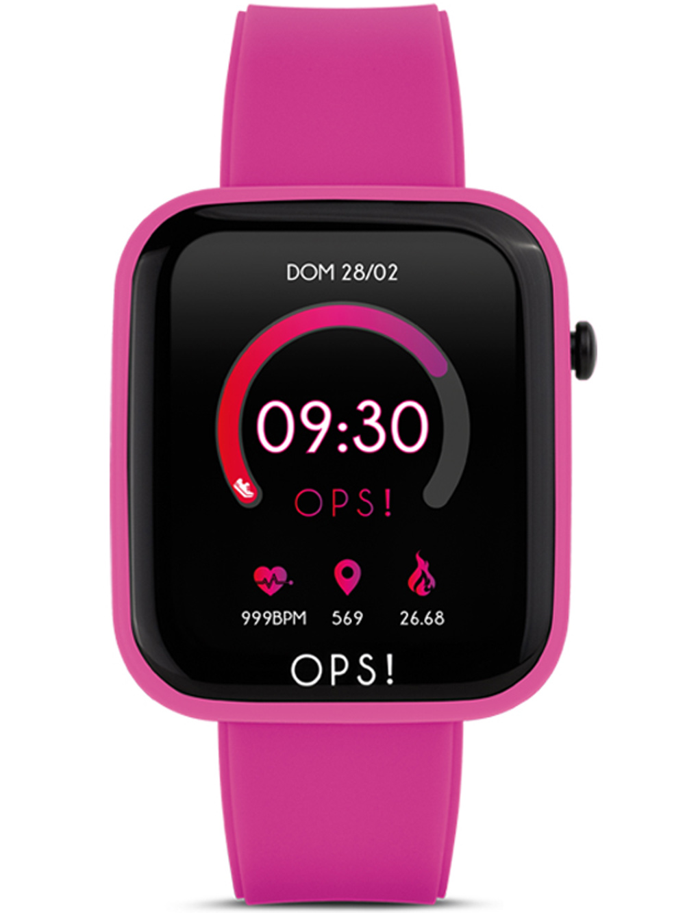 OPS!SMART OPSSW-04 Active Smartwatch Unisex 38mm