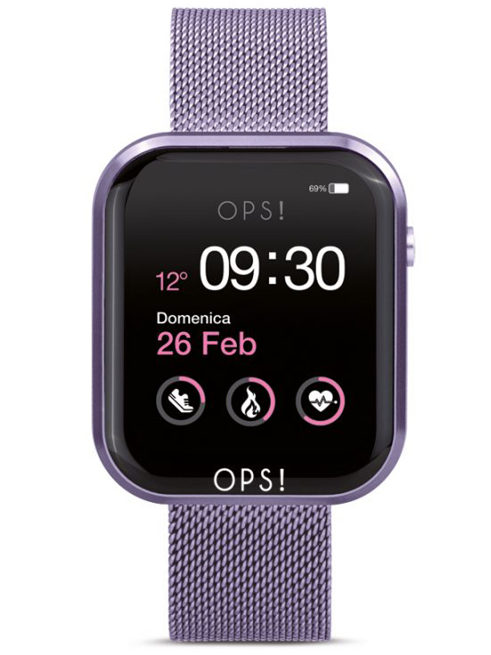 OPS!SMART OPSSW-18 Call Unisex Smartwatch 38mm