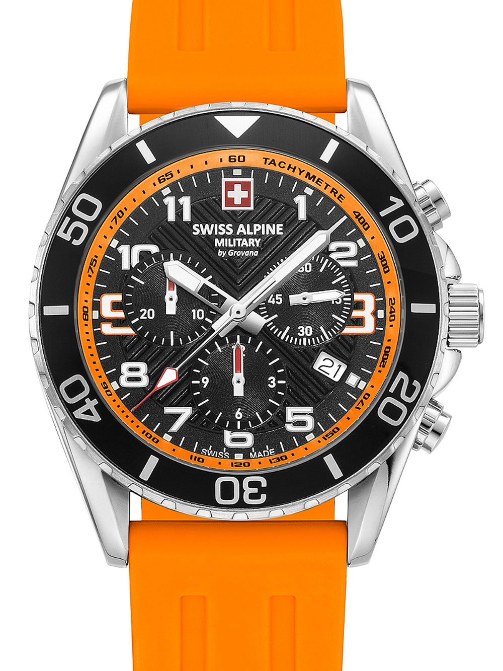 Swiss Alpine Military 7029.9839 Raptor Chronograph Mens Watch 42mm