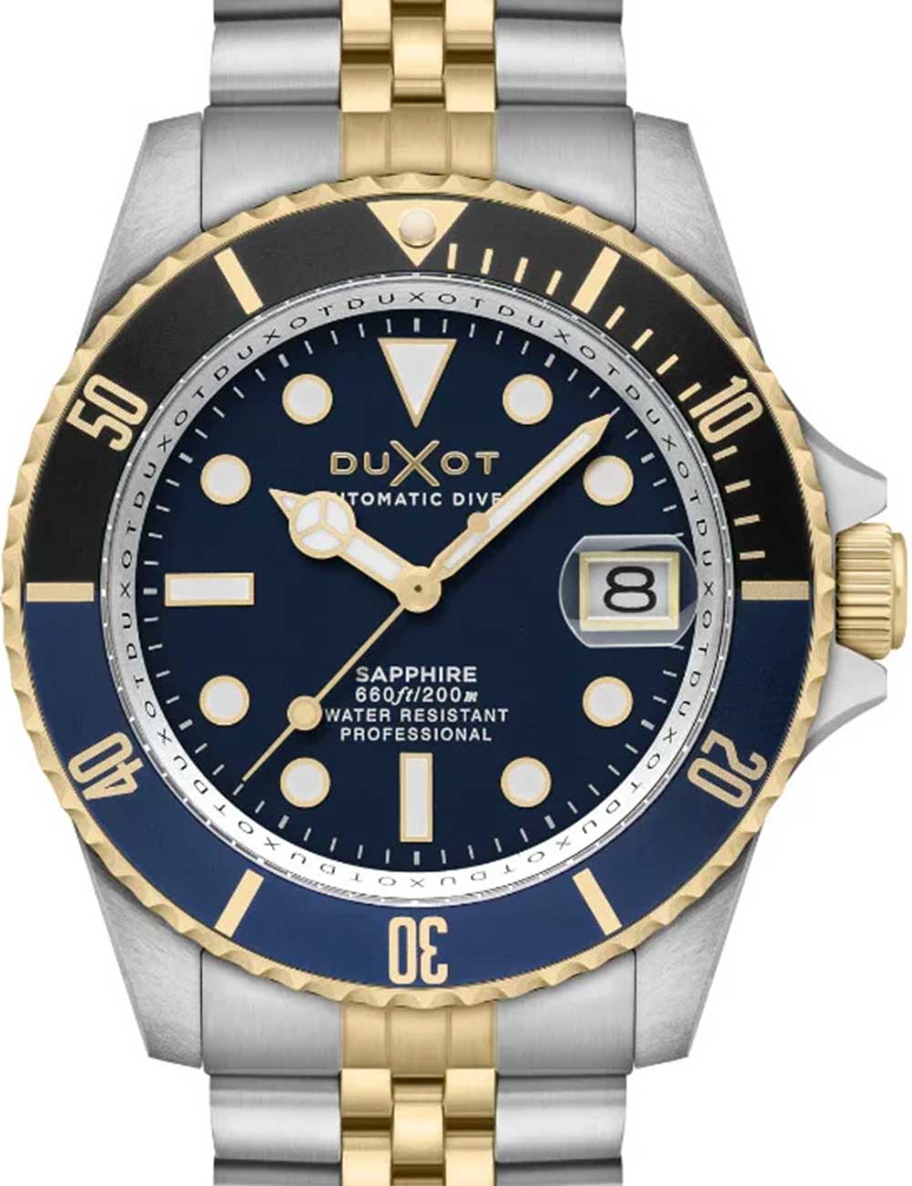 Duxot DX-2057-AA Mens Watch Atlantica Automatic Diver 42mm 20ATM