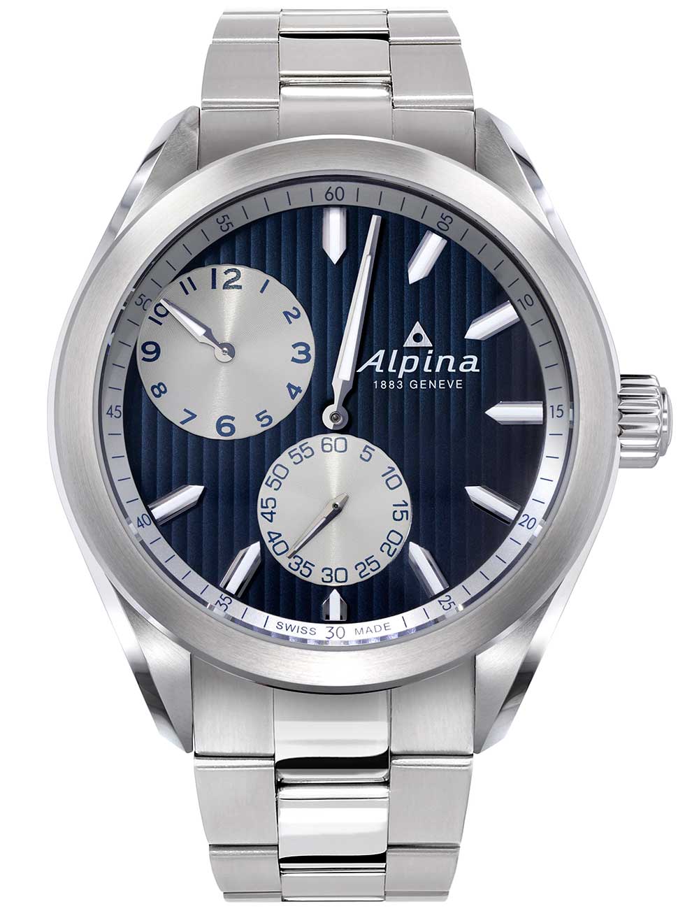 Alpina AL-650NSS5E6B Mens Watch Regulator Automatic 45mm 10ATM