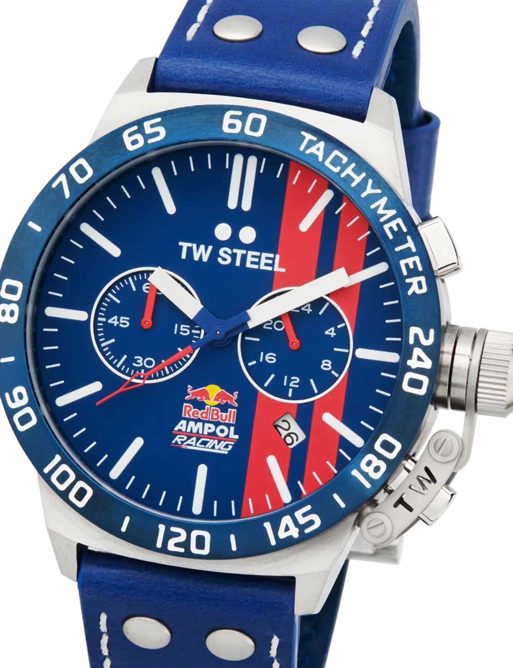 TW-Steel CS122 Mens Watch Red Bull Ampol Racing Chronograph 45mm 10ATM