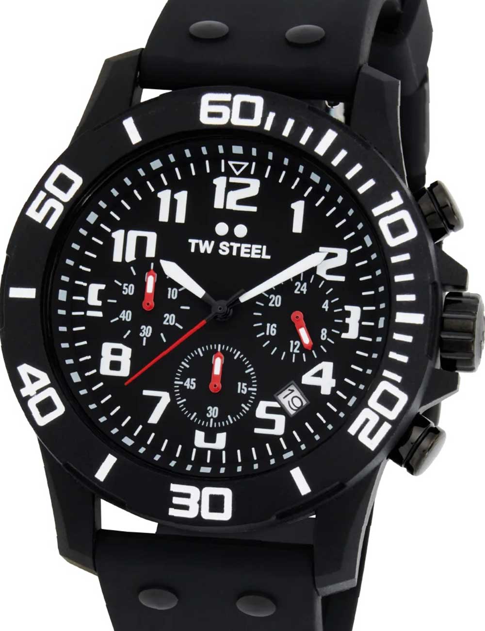 TW-Steel CA1 Mens Watch Carbon Chronograph 44mm 10ATM