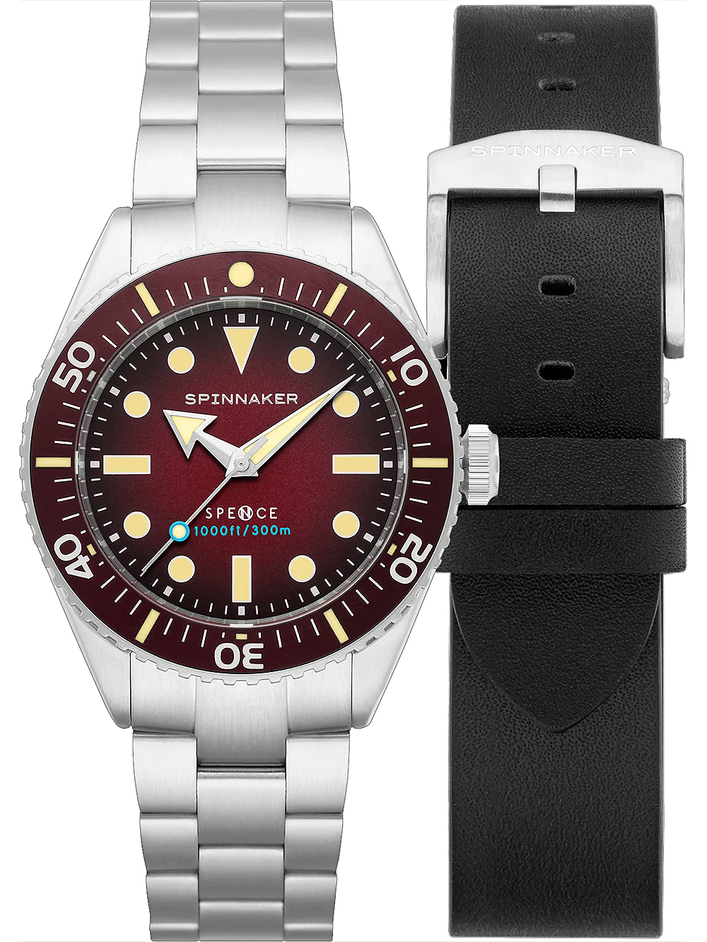 Spinnaker SP-5097-55 Mens Watch Spence Automatic Diver 40mm 30ATM