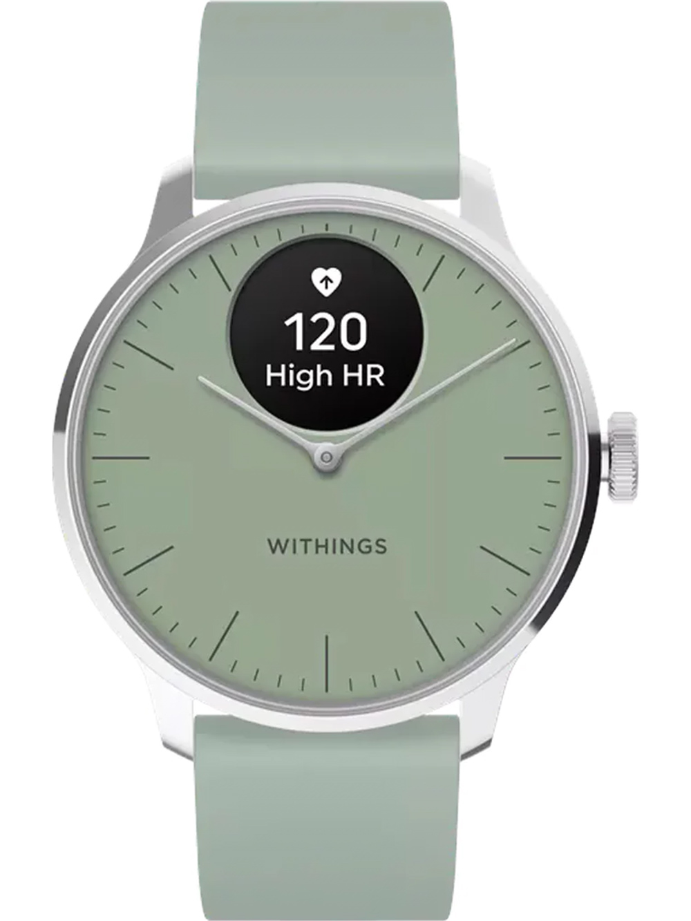 Withings HWA11-model 4-All-In ScanWatch Light green 37 mm 5ATM