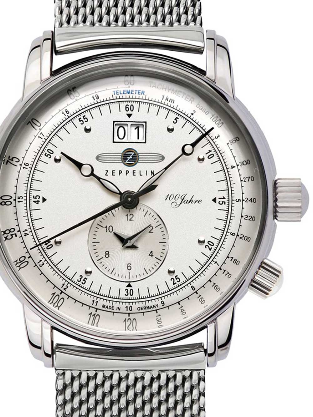 Zeppelin 7640M-1 100 years Zeppelin Men's 43mm 5 ATM 