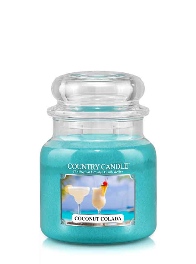 Country Candle Coconut Colada vidutinė 2 dagčių kvapni žvakė (453 g)