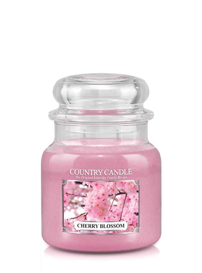 Country Candle Cherry Blossom vidutinė 2 dagčių kvapni žvakė (453 g)