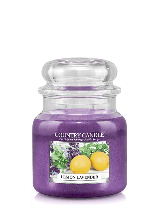 Country Candle Citrinų levandų vidutinė 2 dagčių kvapi žvakė (453 g)