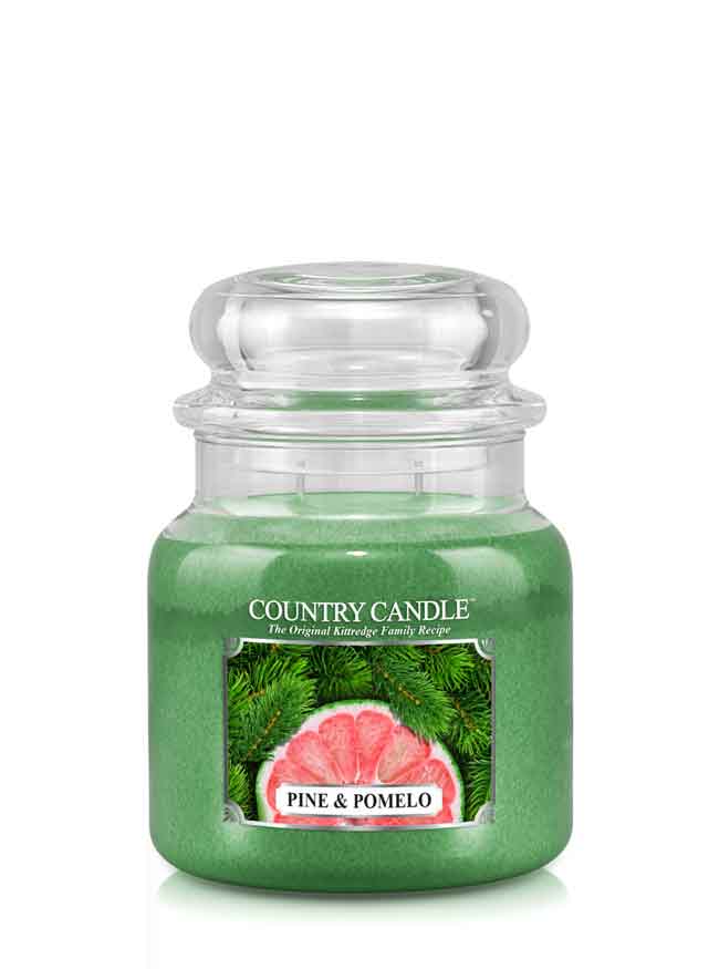 Country Candle Pine & Pomelo kvapioji žvakė vidutinė 2 dagčiai (453 g)