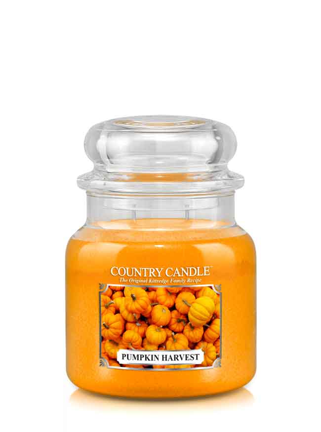 Country Candle Pumpkin Harvest vidutinė 2 dagčių kvapni žvakė (453 g)