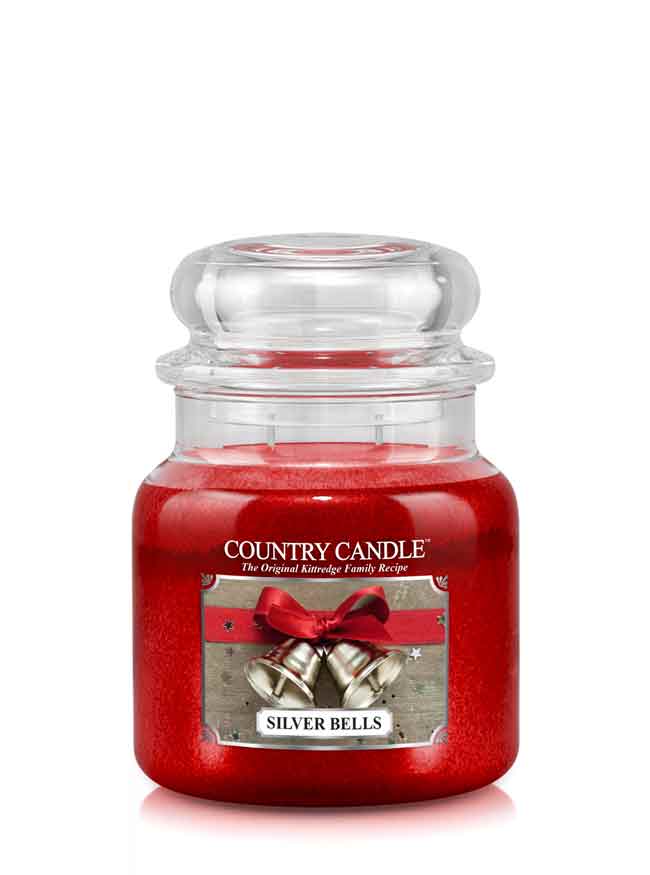 Country Candle Silver Bells vidutinė 2 dagčių kvapni žvakė (453 g)