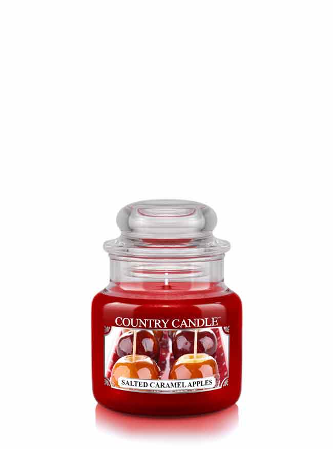 Country Candle Salted Caramel Apples kvapioji žvakė mini 1 dagtis (104 g)