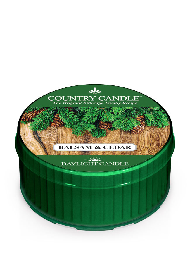 Country Candle Balsam & Cedar kvapioji žvakė (35 g)