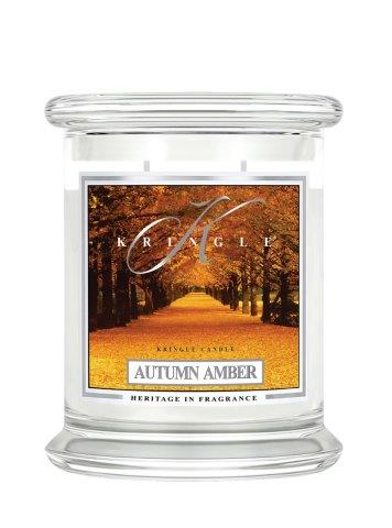 Kringle Candle Autumn Amber kvapioji žvakė vidutinė 2 dagčiai (411 g)