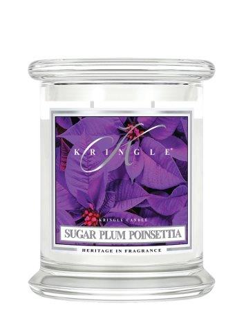 Kringle Candle Sugar Plum Poinsettia kvapioji žvakė vidutinė 2 dagčiai (411 g)