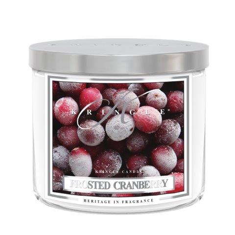 Kringle Candle TUMBLER Frosted Cranberry kvapioji žvakė vidutinė 2 dagčiai (411 g)