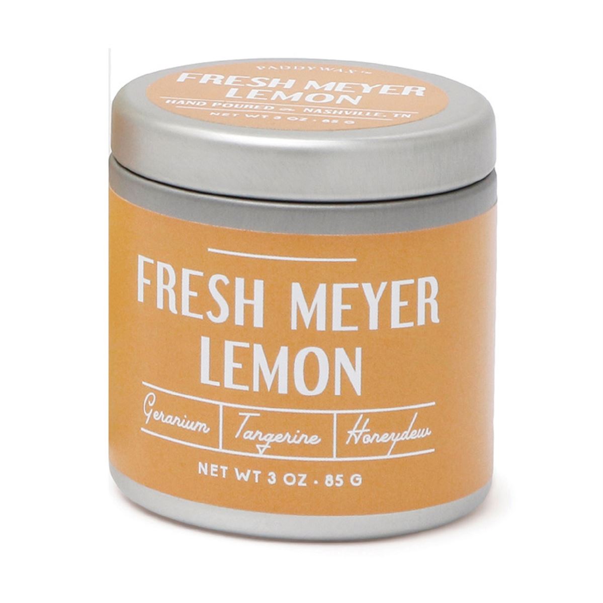 Paddywax FARMHOUSE TIN FRESH MEYER CITRINA (3 uncijos / 85 g)