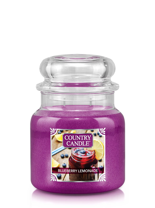 Country Candle Blueberry Limonade vidutinė 2 dagčių kvapni žvakė (453 g)