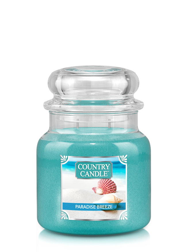 Country Candle Paradise Breeze vidutinė 2 dagčių kvapni žvakė (453 g)