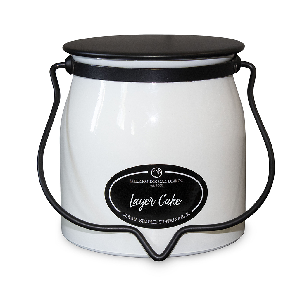 MILKHOUSE CANDLE Layer Cake kvapioji žvakė BUTTER JAR 2 dagčiai (454 g)