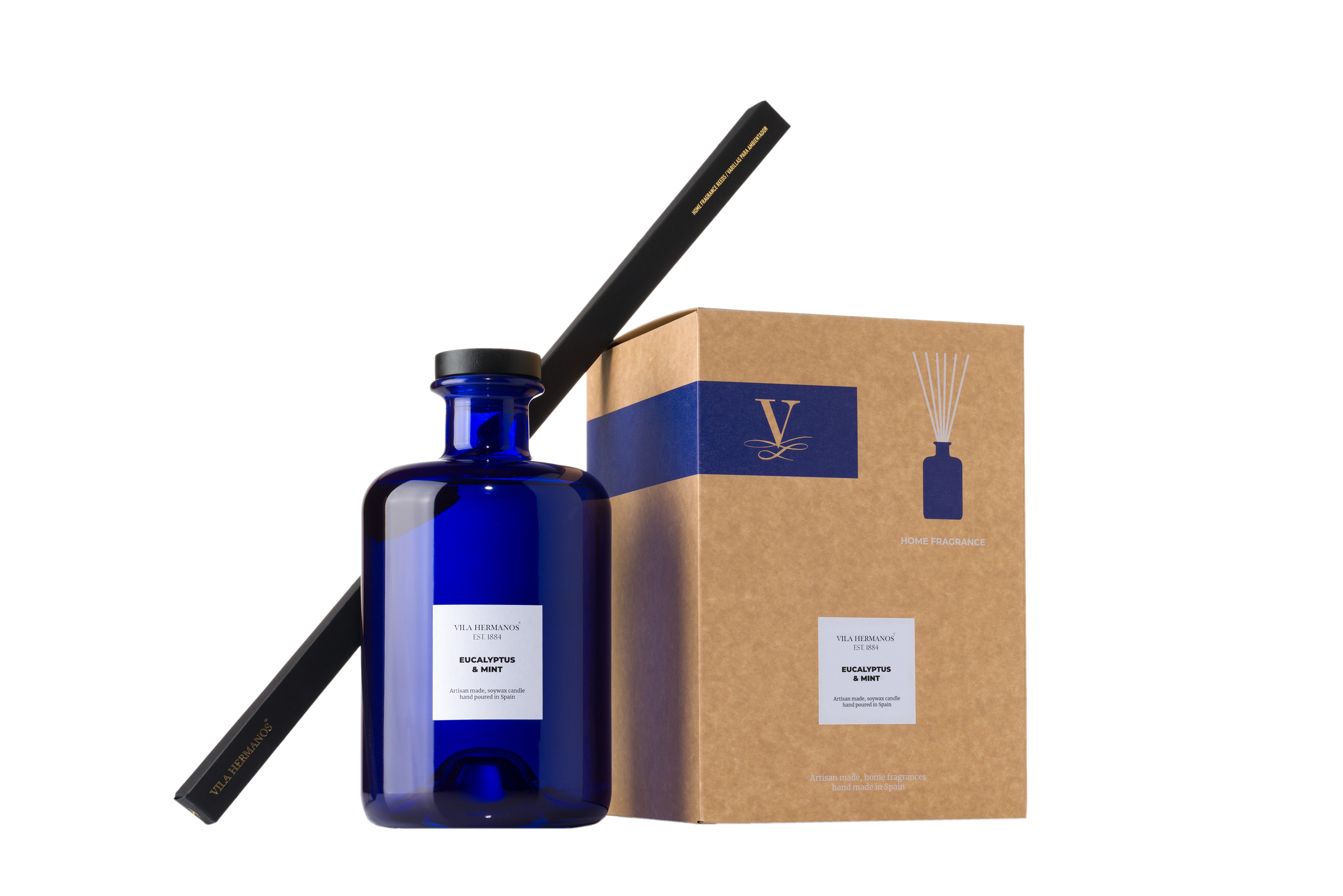 Vila Hermanos Apothecary Cobalt Blue Eucalyptus & Mint difuzorius 3000 ml