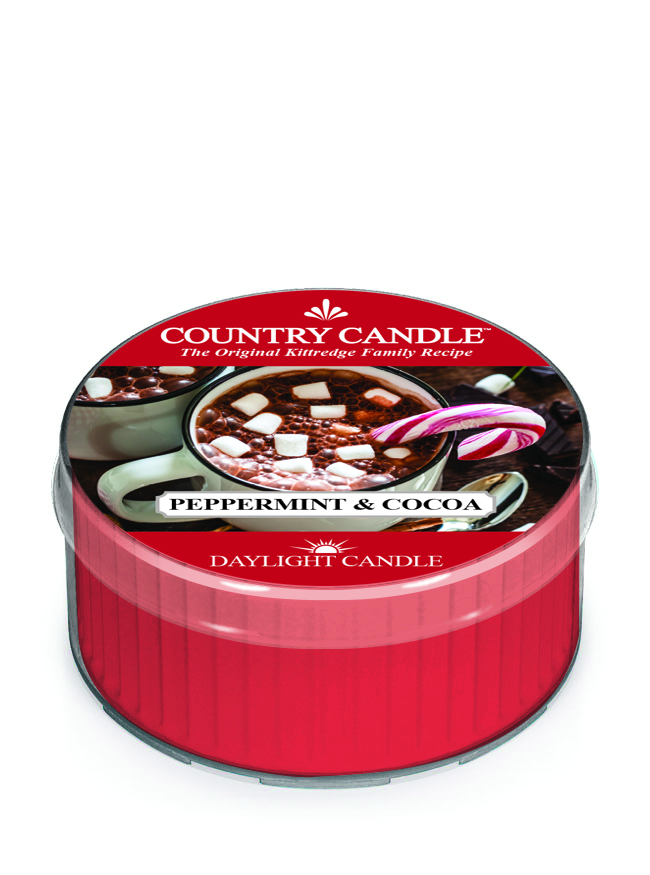 Country Candle Peppermint kakavos kvapioji žvakė (42g)