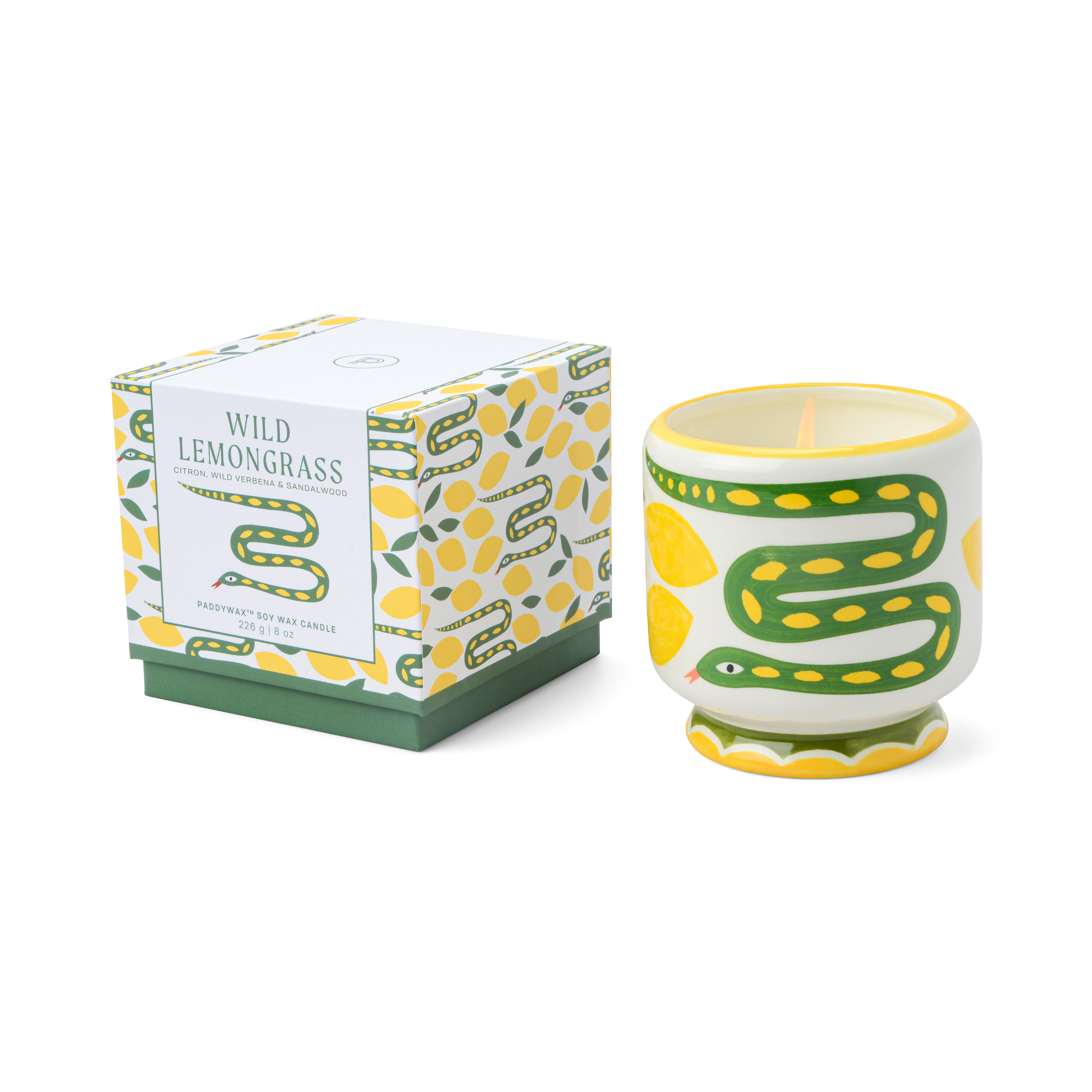 Paddywax ADOPO Wild Lemongrass HAD kvapioji žvakė 8 oz./226g