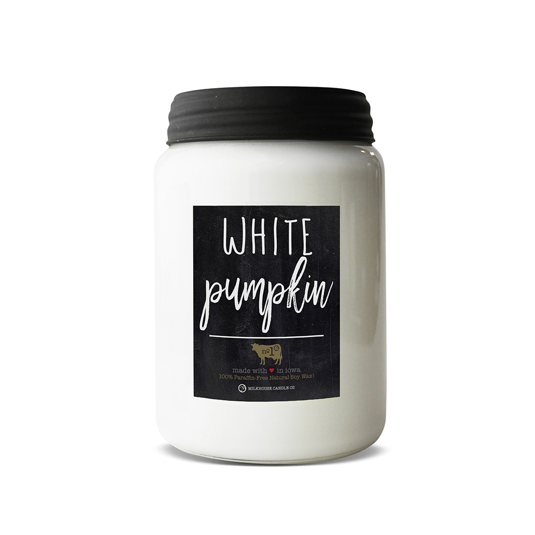 MILKHOUSE CANDLE White Pumpkin kvapioji žvakė Farmhouse Jar (737 g)