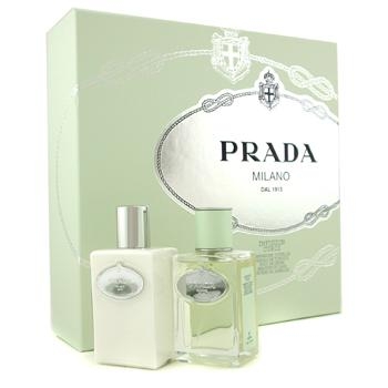 Prada Infusion D'Iris dovanų rinkinys parfumuotas vanduo 50ml + kūno losjonas 100ml