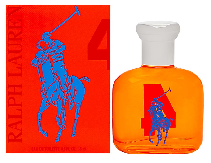 Ralph Lauren Big Pony 4 Orange Man Tualetinis vanduo