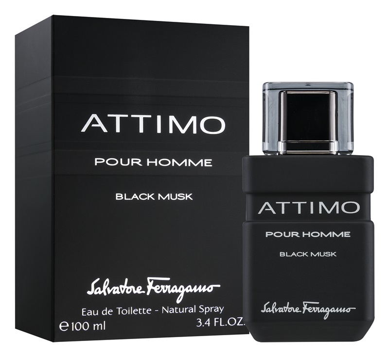 Salvatore Ferragamo Attimo Black Musk pour Homme Tualetinis vanduo