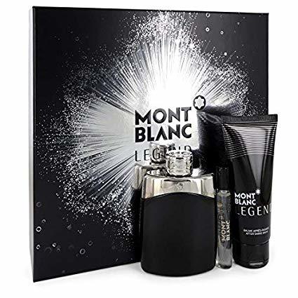 Mont Blanc Legend dovanų rinkinys, tualetinis vanduo 100 ml + balzamas po skutimosi 100 ml + tualetinis vanduo 7,5 ml