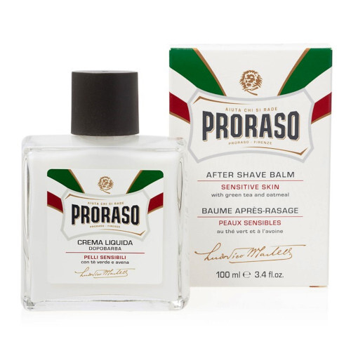 Balzamas po skutimosi jautriai odai su žaliąja arbata White (After Shave Balm) 100 ml